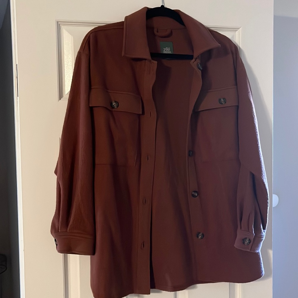 Wild Fable Over Sized Shirt Shacket